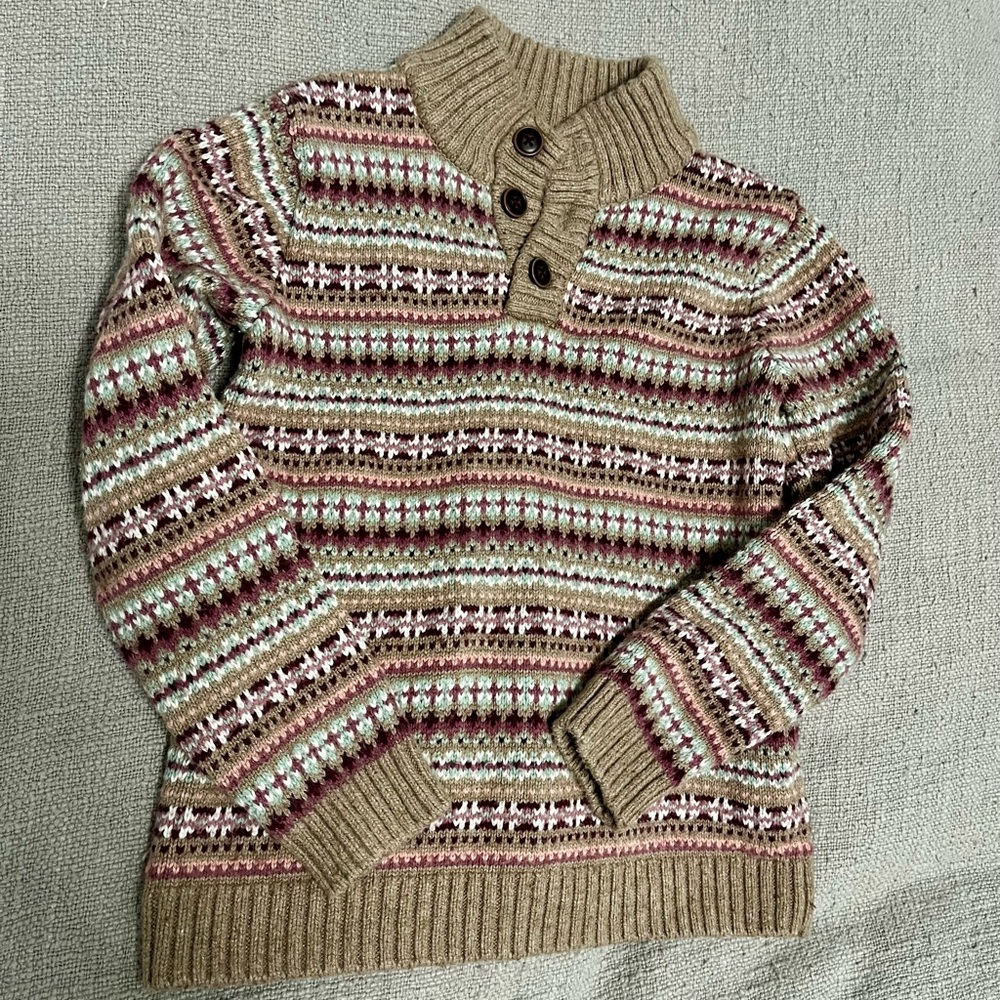 Janie and Jack The Cabin Fair Isle Sweater